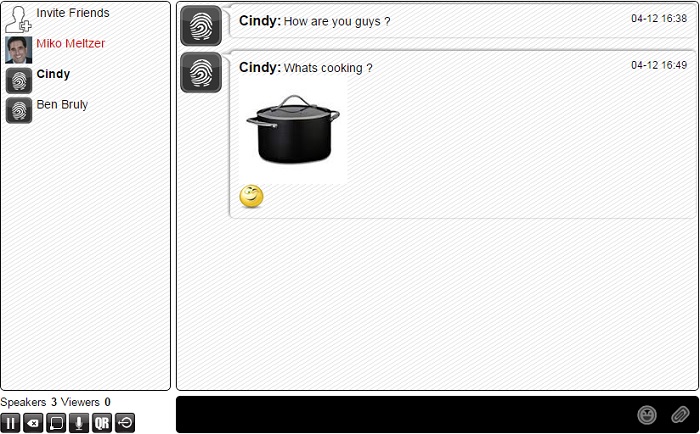 live streaming chat room