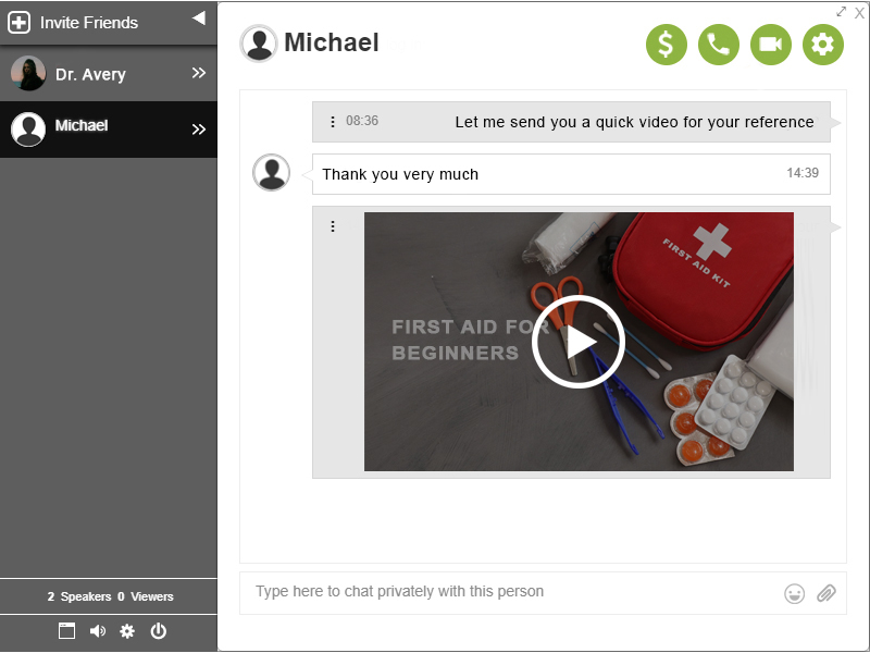 private consultation