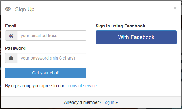 Signup to get your own group chat