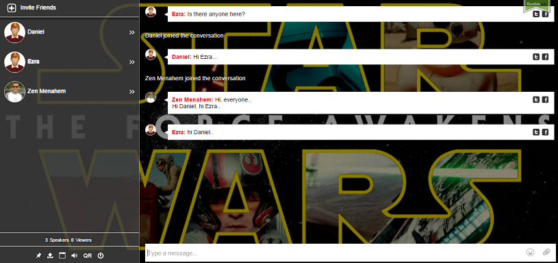Chat box css for web chat