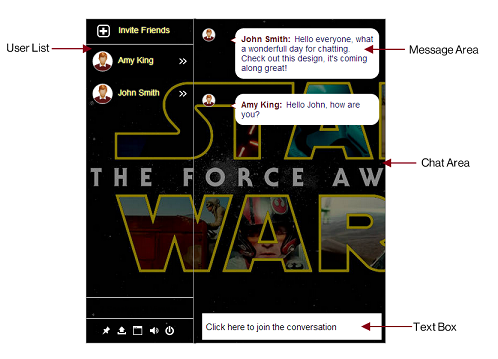 Changing background in your chat box
