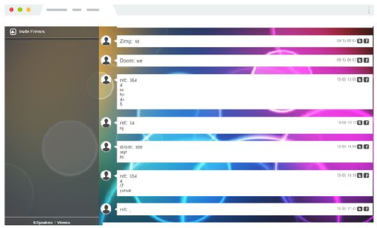 embed a chatroom in a page or full screen