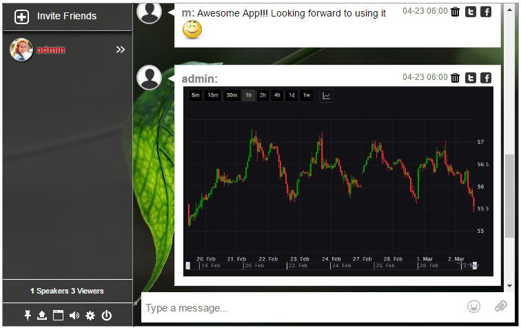 RumbleTalk a trade chat platform