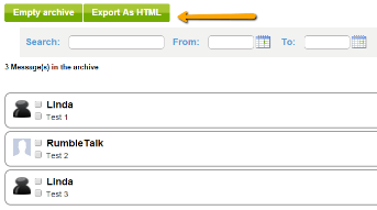 export as html