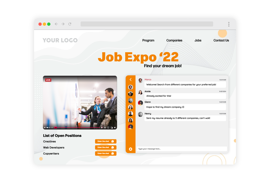 RumbleTalk Job Fairs