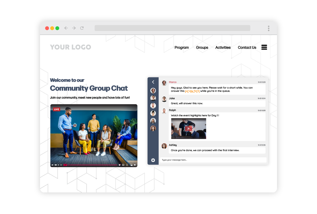 RumbleTalk Social and Communities