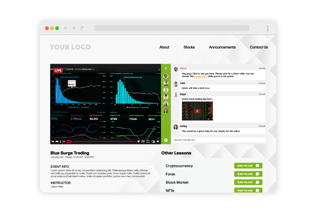 RumbleTalk Online Trading