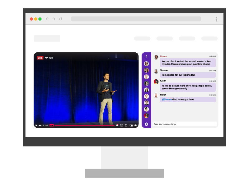 chat room for radio stations