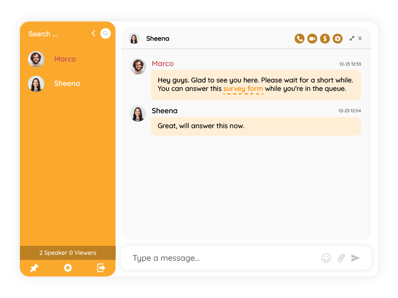 WordPress Service based chat vs hosted Chat