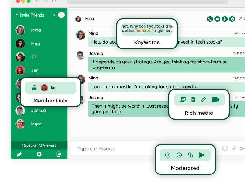 chatrooms in the AI era