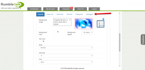 other settings for chat room