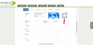 background image affected area