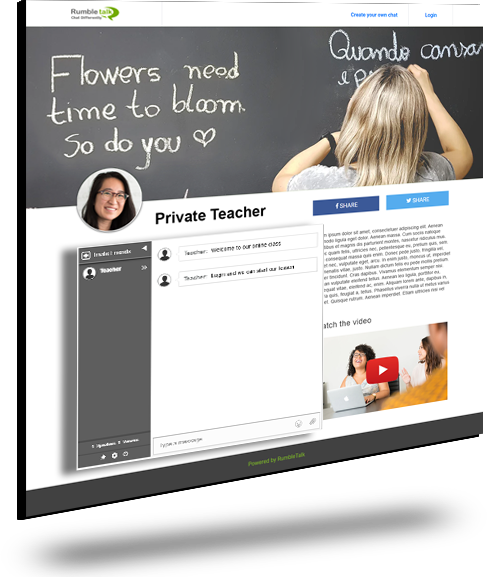 Engage with a live group chat platform for live events