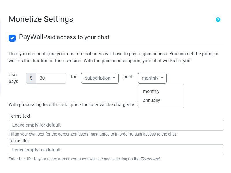 subscription payments