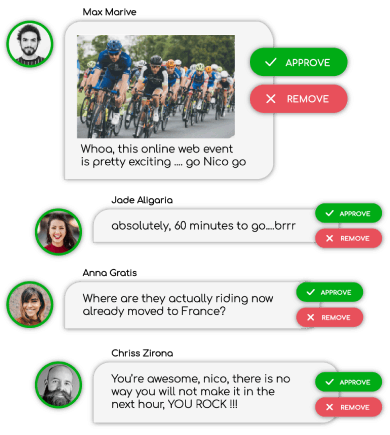 RumbleTalk's Moderated Chat