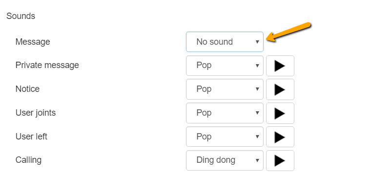 How to Change Your Sound Options for Admins and Chat Owners