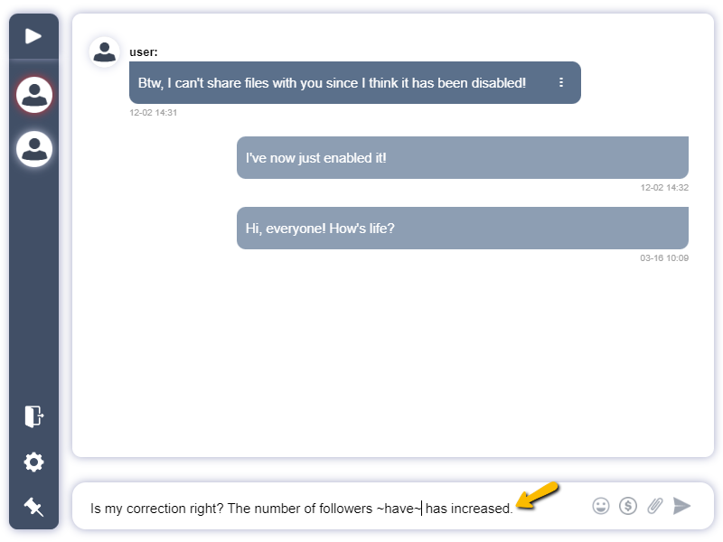 format text messages