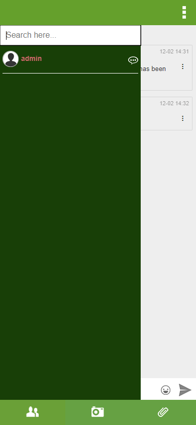 mobile user's list background