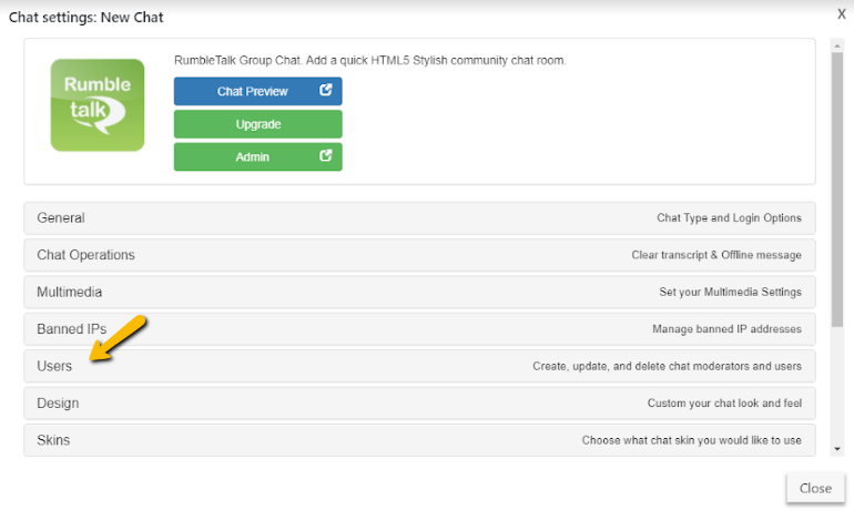 wordpress chat moderator